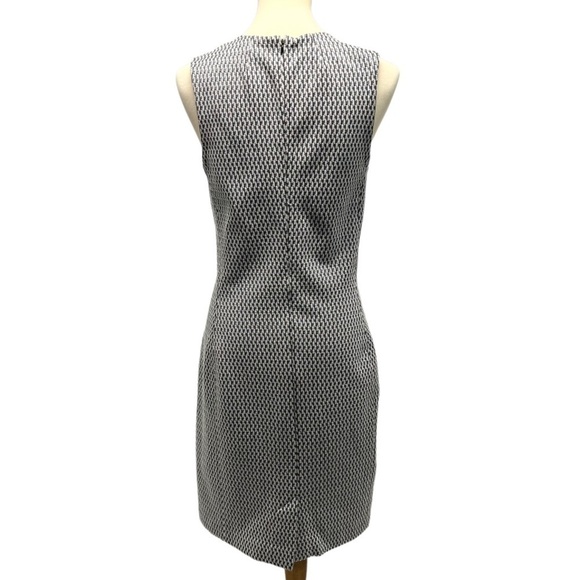 Theory Gray Print Professional Career A-Line Dress Size 10 - Picture 5 of 10